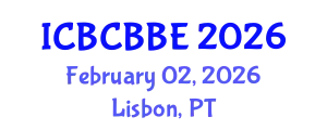 International Conference on Bioinformatics, Computational Biology and Biomedical Engineering (ICBCBBE) February 02, 2026 - Lisbon, Portugal