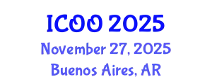 International Conference on Ophthalmology and Optometry (ICOO) November 27, 2025 - Buenos Aires, Argentina