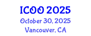 International Conference on Ophthalmology and Optometry (ICOO) October 30, 2025 - Vancouver, Canada
