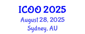 International Conference on Ophthalmology and Optometry (ICOO) August 28, 2025 - Sydney, Australia
