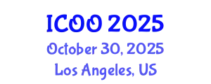 International Conference on Ophthalmology and Optometry (ICOO) October 30, 2025 - Los Angeles, United States