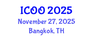 International Conference on Ophthalmology and Optometry (ICOO) November 27, 2025 - Bangkok, Thailand