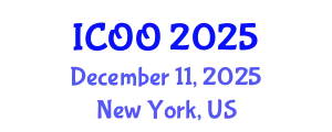 International Conference on Ophthalmology and Optometry (ICOO) December 11, 2025 - New York, United States