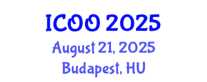 International Conference on Ophthalmology and Optometry (ICOO) August 21, 2025 - Budapest, Hungary