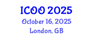 International Conference on Ophthalmology and Optometry (ICOO) October 16, 2025 - London, United Kingdom