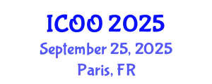 International Conference on Ophthalmology and Optometry (ICOO) September 25, 2025 - Paris, France