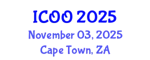 International Conference on Ophthalmology and Optometry (ICOO) November 03, 2025 - Cape Town, South Africa
