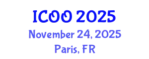 International Conference on Ophthalmology and Optometry (ICOO) November 24, 2025 - Paris, France