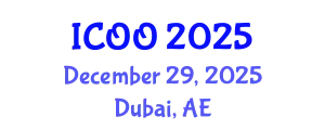 International Conference on Ophthalmology and Optometry (ICOO) December 29, 2025 - Dubai, United Arab Emirates