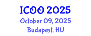 International Conference on Ophthalmology and Optometry (ICOO) October 09, 2025 - Budapest, Hungary