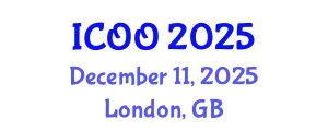 International Conference on Ophthalmology and Optometry (ICOO) December 11, 2025 - London, United Kingdom