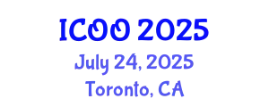 International Conference on Ophthalmology and Optometry (ICOO) July 24, 2025 - Toronto, Canada