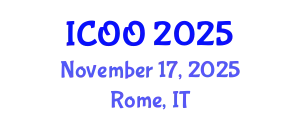 International Conference on Ophthalmology and Optometry (ICOO) November 17, 2025 - Rome, Italy