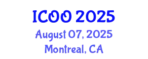 International Conference on Ophthalmology and Optometry (ICOO) August 07, 2025 - Montreal, Canada