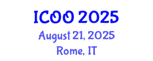 International Conference on Ophthalmology and Optometry (ICOO) August 21, 2025 - Rome, Italy