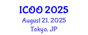 International Conference on Ophthalmology and Optometry (ICOO) August 21, 2025 - Tokyo, Japan