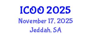 International Conference on Ophthalmology and Optometry (ICOO) November 17, 2025 - Jeddah, Saudi Arabia