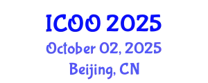 International Conference on Ophthalmology and Optometry (ICOO) October 02, 2025 - Beijing, China