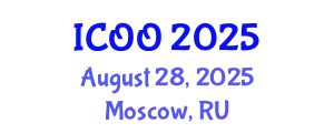 International Conference on Ophthalmology and Optometry (ICOO) August 28, 2025 - Moscow, Russia
