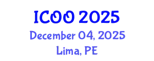 International Conference on Ophthalmology and Optometry (ICOO) December 04, 2025 - Lima, Peru