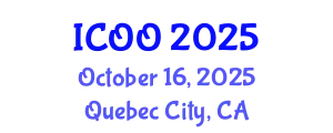 International Conference on Ophthalmology and Optometry (ICOO) October 16, 2025 - Quebec City, Canada