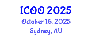International Conference on Ophthalmology and Optometry (ICOO) October 16, 2025 - Sydney, Australia
