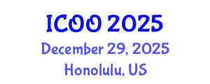 International Conference on Ophthalmology and Optometry (ICOO) December 29, 2025 - Honolulu, United States