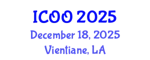International Conference on Ophthalmology and Optometry (ICOO) December 18, 2025 - Vientiane, Laos