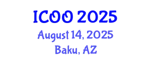 International Conference on Ophthalmology and Optometry (ICOO) August 14, 2025 - Baku, Azerbaijan