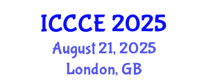 International Conference on Civil and Construction Engineering (ICCCE) August 21, 2025 - London, United Kingdom