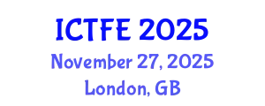 International Conference on Thermal and Fluids Engineering (ICTFE) November 27, 2025 - London, United Kingdom