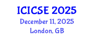 International Conference on Intelligent Control Systems Engineering (ICICSE) December 11, 2025 - London, United Kingdom