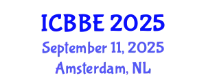 International Conference on Bioinformatics and Biochemical Engineering (ICBBE) September 11, 2025 - Amsterdam, Netherlands