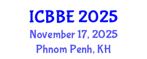 International Conference on Bioinformatics and Biochemical Engineering (ICBBE) November 17, 2025 - Phnom Penh, Cambodia