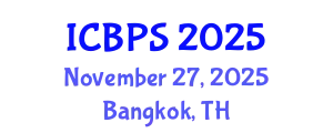 International Conference on Biomedicine and Pharmaceutical Sciences (ICBPS) November 27, 2025 - Bangkok, Thailand