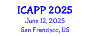 International Conference on Applied Psychology (ICAPP) June 12, 2025 - San Francisco, United States
