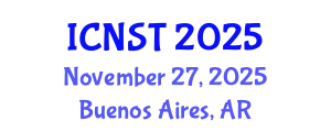 International Conference on Nuclear Science and Technology (ICNST) November 27, 2025 - Buenos Aires, Argentina