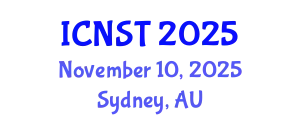 International Conference on Nuclear Science and Technology (ICNST) November 10, 2025 - Sydney, Australia