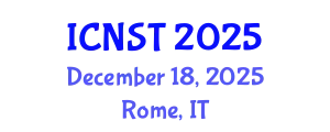International Conference on Nuclear Science and Technology (ICNST) December 18, 2025 - Rome, Italy
