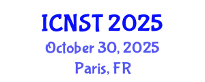 International Conference on Nuclear Science and Technology (ICNST) October 30, 2025 - Paris, France