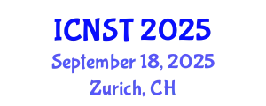 International Conference on Nuclear Science and Technology (ICNST) September 18, 2025 - Zurich, Switzerland