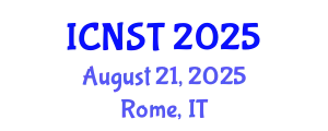 International Conference on Nuclear Science and Technology (ICNST) August 21, 2025 - Rome, Italy