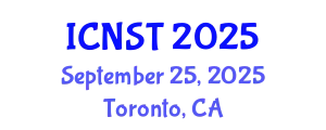 International Conference on Nuclear Science and Technology (ICNST) September 25, 2025 - Toronto, Canada