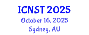 International Conference on Nuclear Science and Technology (ICNST) October 16, 2025 - Sydney, Australia
