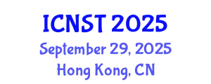 International Conference on Nuclear Science and Technology (ICNST) September 29, 2025 - Hong Kong, China