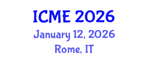 International Conference on Molecular Ecology (ICME) January 12, 2026 - Rome, Italy