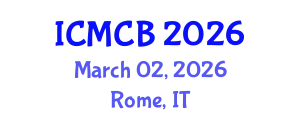 International Conference on Molecular Chemistry and Biochemistry (ICMCB) March 02, 2026 - Rome, Italy