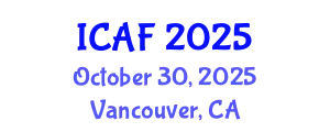 International Conference on Accounting and Finance (ICAF) October 30, 2025 - Vancouver, Canada