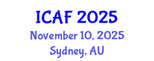 International Conference on Accounting and Finance (ICAF) November 10, 2025 - Sydney, Australia