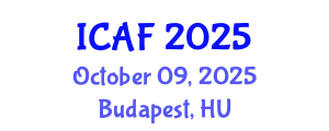 International Conference on Accounting and Finance (ICAF) October 09, 2025 - Budapest, Hungary